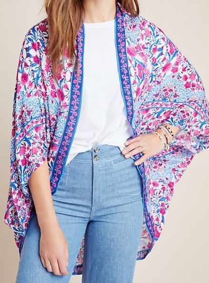 ANTROPOLOGIE KACHEL AMALIA COCOON KIMONO - Picture 5 of 6